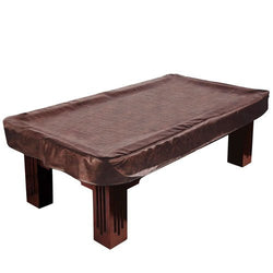 8-Foot Brown Heavy Leatherette Billiard Table Cover by Felson Billiard Supplies