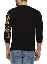 PepperClub Men's Cotton Round Neck Full Sleeve Printed Tshirt - Dragon
