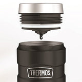 Thermos Stainless King 16 Ounce Travel Tumbler, Matte Black