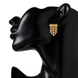 Dancing Girl Golden Metal Multi-Strand Necklace For Girls