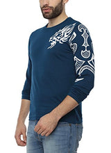 PepperClub Men's Cotton Round Neck Full Sleeve Printed Tshirt - Dragon