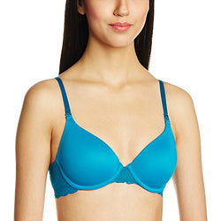 Amante Padded Wired T-shirt Bra (BCNE21_Turquoise_36C)
