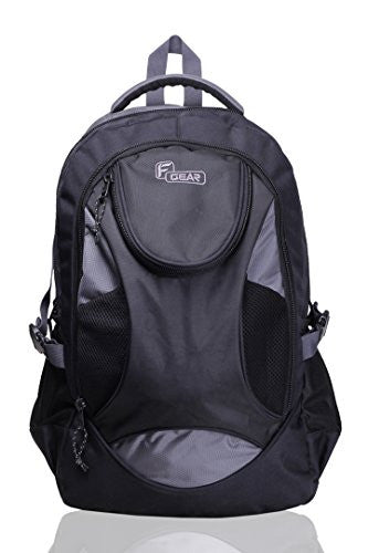 F Gear Sniper Lite V2 30 Liters Black Grey Laptop Backpack