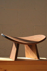 IKUKO Wooden Meditation Bench (Natural Wood) 18cm