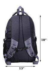 F Gear Sniper Lite V2 30 Liters Black Grey Laptop Backpack