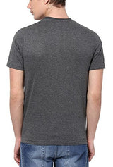 Aventura Outfitters Men's Cotton T-Shirt (AOTE29-L_Charcoal Melange)