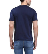 AWG Men's Jersey Round Neck Dryfit T-shirt - Navy Blue - AWGDFT-BU-S