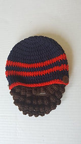 Bearded Baby hat - Funny Children's Hat - Toddler Winter Hat Baby Photo Prop FREE SHIPPING IN US
