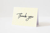 Modern Chic Thank You Cards by Luxye - 36 Note Cards 6 Designs Blank Inside with Envelopes - Made in USA