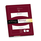 Southworth Exceptional Resume Folders/Envelopes Packet, White (RF#2)