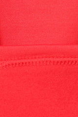 Leggings Depot Women's Popular Fleece Leggings Pants (L/XL, RED)