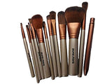 Cosmetic Makeup Brush Set - 12 Piece Set with Storage Box