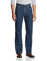 Lee Men's Regular Fit Jeans (8903252708248_1LJ07834E_34W x 34L_Dark Stone Stretch)