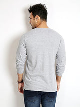 Rodid Solid Men's V-neck White T-Shirt (B-RODTSY-GM-M)