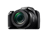 Nikon Coolpix L340 20.2 MP Digital Camera with 28x Optical Zoom and 3.0-Inch LCD (Black)