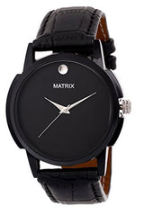 Matrix Analog Black Dial Men's Watch-WCH-131-SL
