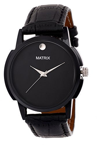 Matrix Analog Black Dial Men's Watch-WCH-131-SL