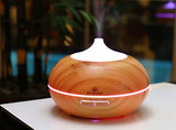 Zen Breeze, Essential Oil Diffuser, 2017 Model Aroma Humidifier, 14 Color Shades, Best Wood Grain, Ultrasonic Whisper Quiet Cool Mist Aromatherapy