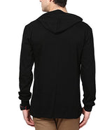 Inkovy Men's Cotton Full Sleeve Hooded T-Shirt (INKOVY-HOOD-FULL-BLACK-L_Large_Black)