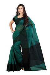 Mimosa Silk Cotton Saree (Ap-7000-Ramablk _Rama)