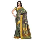 Varkala Silk Sarees Women's Art Silk Kanchipuram Saree(JB9101SGV_Dark Pista Green)