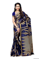 Mimosa Women'S Art Fancy Silk saree ,Kanchipuram Style,Color: Navy(3216-163-NAVY)