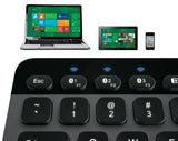 Logitech Bluetooth Illuminated Keyboard K810 for PCs Tablets Smartphones - Black (920-004292)