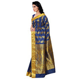 Varkala Silk Sarees Silk Kanchipuram Saree With Blouse Piece (SS3117RB_Royal Blue)