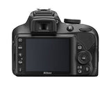Nikon D3400 24.2 MP Digital SLR Camera (Black) with AF-P DX NIKKOR 18-55mm f/3.5-5.6G VR Lens Kit with 8 GB Card and Camera Bag