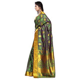 Varkala Silk Sarees Women's Art Silk Kanchipuram Saree(JB9101SGV_Dark Pista Green)