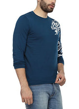 PepperClub Men's Cotton Round Neck Full Sleeve Printed Tshirt - Dragon