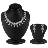 Sukkhi White Australian Diamond Necklace Set Combo For Women
