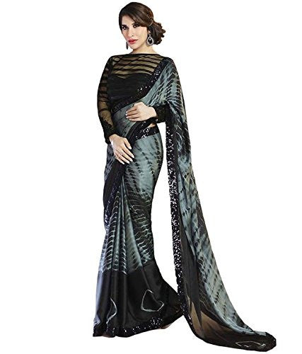 Pahal Fashion Women's Chiffon Saree