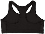 NIKE Women's Victory Compression Sports Bra, Black/White, Small