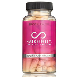 Brock Beauty Hairfinity Healthy Hair Vitamins 60 Capsules (1 Month Supply)