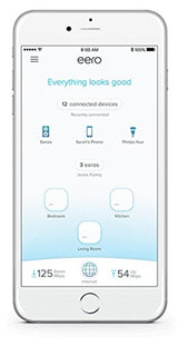 eero Home WiFi System (Pack of 3) - Blanket Your Home in WiFi, Replaces Wireless Router and Range Extender, Gigabit Speed, WPA2 Encryption
