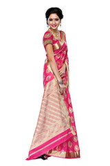 Mimosa Women'S Creap Silk Saree With Blouse,Color:Gajjari(3199-2076-GAJJ)