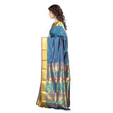 Varkala Silk Sarees Women's Silk Saree (HF1101RMV_Rama Green)