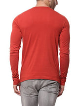 Gritstones Rust Full Sleeve Round Neck T Shirt GSFSTSHT1282RST_XL