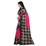 e-VASTRAM Womens Art Mysore Printed Silk(NS6C_Pink)