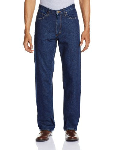 Lee Men's Chicago Relaxed Fit Jeans (8903252707906_1LJ05064E_34W x 33L_Classic Dark Stone)