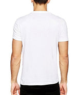 Adro Men'S Round Neck Cotton T-Shirt (White-Size-XL)(RNR-M-LIV-WH-XL)