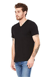 THE ARCHER MEN'S V NECK BLACK T SHIRT (Large)