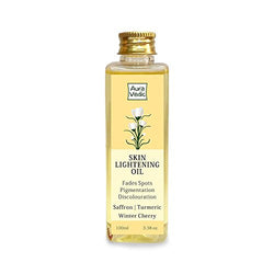 Auravedic Skin Lightening Oil with Saffron, Turmeric and Winter Cherry, 100 ml