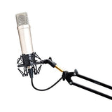 PYLE PRO PMKSH04 Universal Table Clamp Pro Boom Shock Microphone Mount