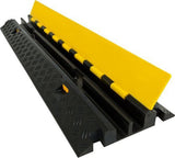 Dual Channel Cable Protector Straight Ramp
