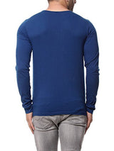 Gritstones Indigo Full Sleeve Round Neck T Shirt GSFSTSHT1282IND_L