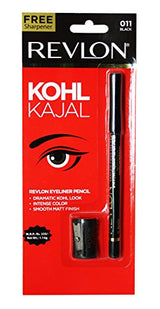 Revlon Kohl Kajal Eye Liner Pencil Black, 1.14g