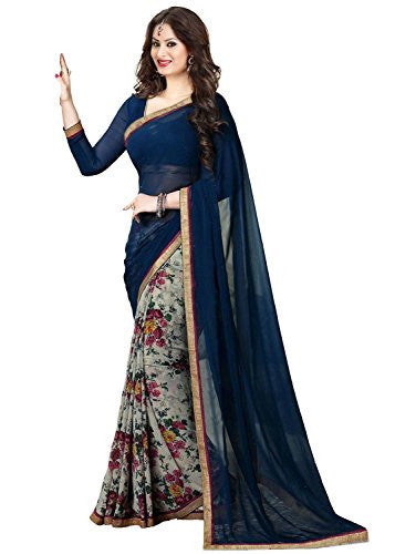 Trendz Women's Georgette Saree (TZ_Royel_Aayesha)