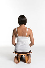 IKUKO Wooden Meditation Bench (Natural Wood) 18cm